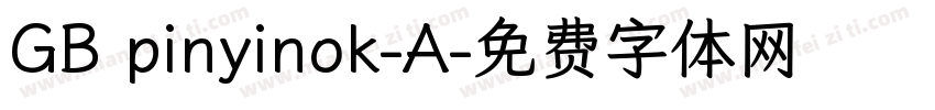 GB pinyinok-A字体转换